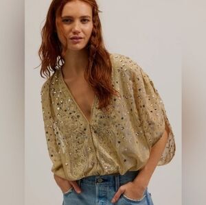 NWT Free People Summer Shine Bodysuit